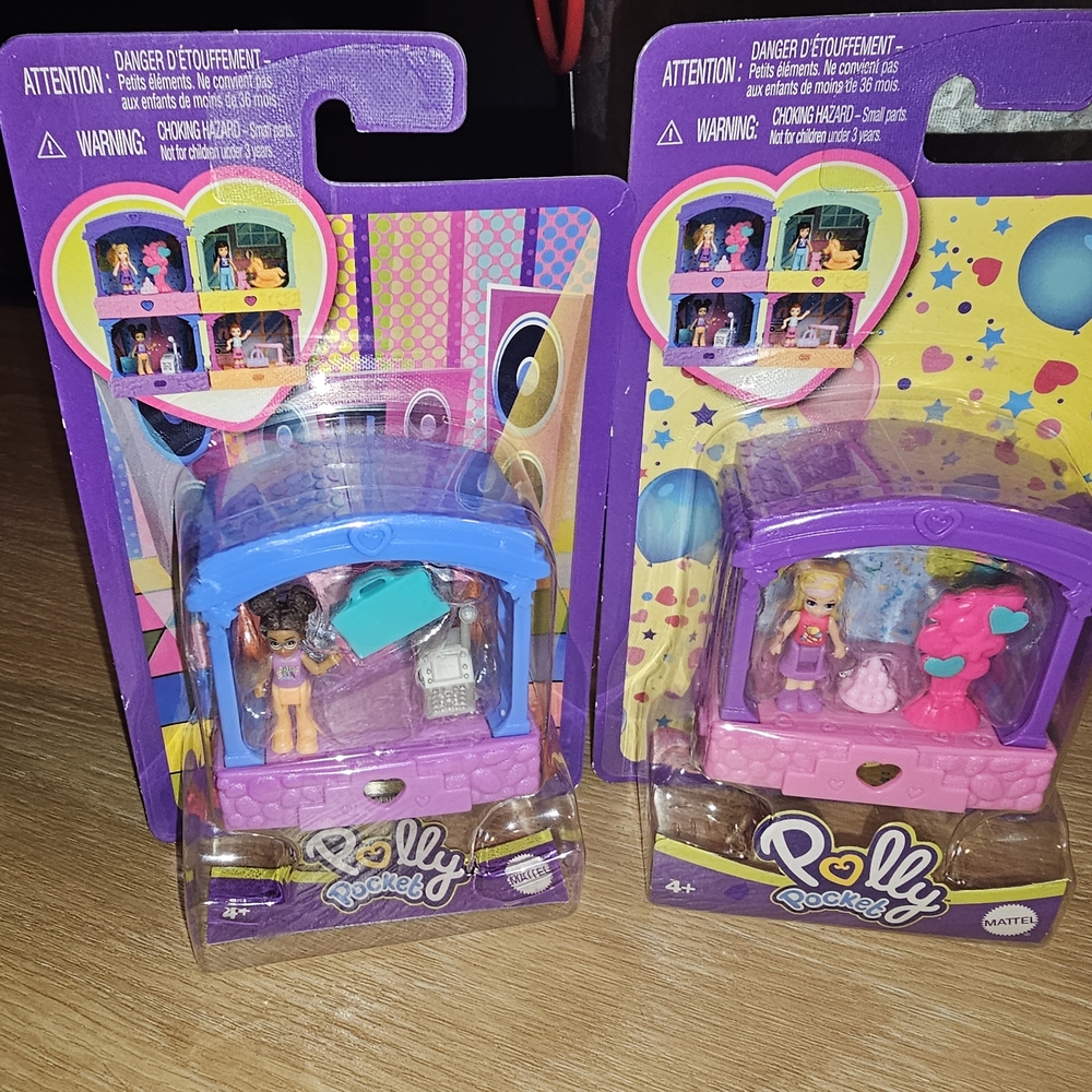 Polly Pocket Playset - Purple and Blue